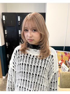 ソル オモテサンドウ 表参道 青山(SOL . OMOTESANDO) レイヤー×ミルクティーベージュstylist聖斗