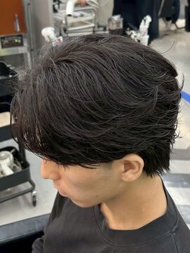 ダズル ヘア ラッシュ(DAZZLE hair RUSH) 八事毛流れセンターパートニュアンスパーマフェザーパーマ緩め