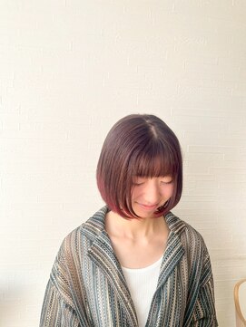 トコトコ(tocotoco) ピンク系カラー×ボブ