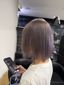 ヘアーデザイン ジェルム(Hair Design germe) シルバーカラー  MAYUKO