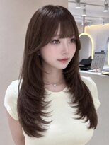 サンド ミュウ 横浜店(sand mieu)&nbsp;ロングレイヤー/横浜/ブラウンカラー