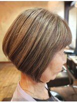 エルアール コウベ(LR KOBE)&nbsp;超高濃度水素ケアカラー大人ショートボブ　【40代50代60代】三宮