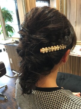 ヘアーサロン アモル(HAIR SALON Amor) #ヘアセット #編み込み #下関