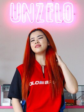 アンゼロ(UNZELO) スカーレットオレンジ×プリン