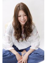 ヘアーアンドメイク グリーン(hair&make green)&nbsp;センターパート重めロング【東十条/王子/赤羽/イルミナカラー】