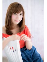 ミック 日暮里店(miq) ナチュかわ♪サラ・ツヤ・ストレートb