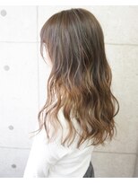 ヘアテリア リュウ 大塚(hair teria ryu) ブリーチ1回ベース/ハイライトグラデーションベージュ