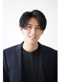大人クール前下がりセンターパート