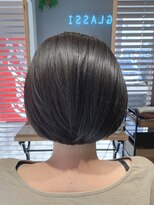 グラッシー センター北店(GLASSI)&nbsp;大人かわいい★コンパクトショート★アッシュカラー★髪質改善