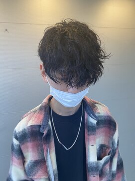イースタイル 志都呂店(e-style com’s hair) セミウェットメンズ波巻きパーマ＃恒吉