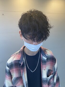 イースタイル 志都呂店(e-style com’s hair) セミウェットメンズ波巻きパーマ#恒吉