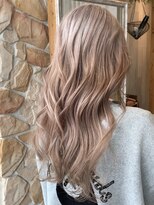 リード バイ ラグーン(LEAD by LAGOON)&nbsp;ミルクティーベージュケアブリーチインナーカラーハイライト