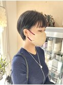 大人可愛いショートボブ