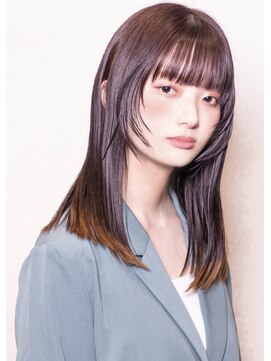 コルテヘアー(corte.hair) ミディアム×裾カラー