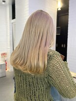 ゲーム 原宿店(GAME)&nbsp;ダブルカラーミルクティーベージュカラーケアブリーチハイトーン