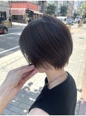 大人女性 前下がりショートボブ【坂根】