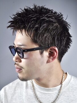 プレミアムバーバー 原宿店(PREMIUM BARBER produce by HIRO GINZA) スパイキーショート バーバー/明治神宮前/床屋/理容室/