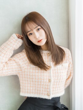 トッカ ヘアーラウンジ 日吉店(tocca) 顔まわりレイヤーセミロング