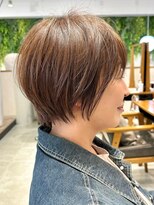 ビューブルー 亀戸錦糸町(VIEW BLUE)&nbsp;大人ショートボブ丸みショートカットマッシュショート前髪あり