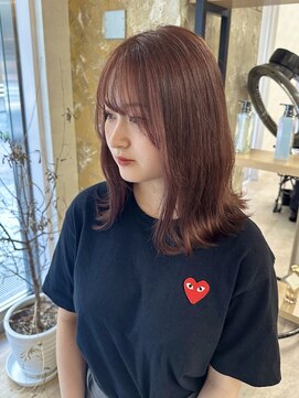 エレン(E L E N) ブリーチカラー/レッドブラウン