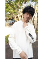 O ツーブロック無造作ツイストスパイラルパーマ20代30代
