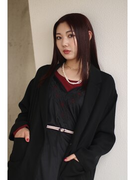 ヘアーアトリエ ラフェル(hair atelier Rafel) ワインレッドカラー