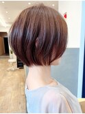 【Say.福岡】ショートボブ×ラベンダーブラウン×サイドバング
