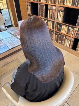 アース 福岡新宮店(HAIR&MAKE EARTH) カット＋髪質改善カラー１５