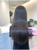 艶髪ダークグレージュ
