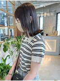 ブリーチ無し　オリーブベージュ