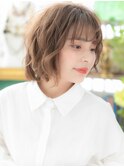 ★インナーハイライトくせ毛風小顔ボブパーマ20代30代40代★1