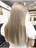 ダブルカラーベージュカラーケアブリーチハイトーンカラー韓国
