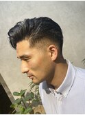 外国人風かき上げスタイル
