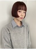 ピンクブラウン×ボブカット【カラー/ボブ】