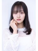 20代30代ミディアム顔周りレイヤーカット髪質改善トリートメント
