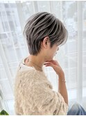 バレイヤージュ20代30代40代◎シャドールーツフェザーパーマ