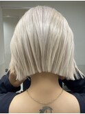 美髪ホワイトブロンドホワイトグレージュラベンダーミルクティー