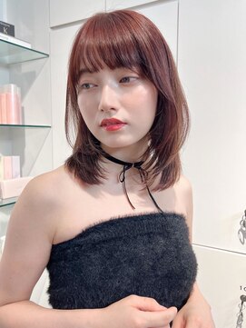 ロンドリメゾン 原宿(Lond re Maison.) 暗めカラー韓国レイヤーマロンベージュくすみベージュ原宿表参道