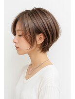 クラン 岡本(Chlan)&nbsp;柔らかベージュの小顔ショート