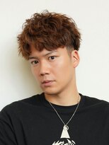 ログ(LOG)&nbsp;シャドウパーマ 無造作パーマ メンズショート