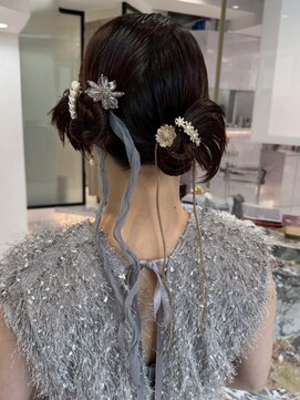 モナバイルーブル(MONA by Louvre) 【MONA名古屋駅/名駅】ツインお団子アレンジ/ヘアセット