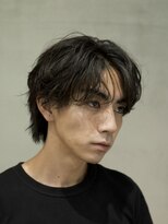 フィフスパーク(fifth PARK)&nbsp;渋谷ルーズパーマフェザーパーマフェザーショートマレットヘア