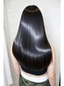 【高濃度トリートメント商材を使用】髪質改善ストレート☆縮毛矯正＋カット
