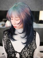 アルバム 銀座(ALBUM GINZA)&nbsp;韓国ヘア前髪カットブリーチダブルカラー_ba581591