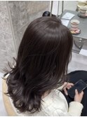 ミディアムレイヤー×顔周りカット×透明感カラー