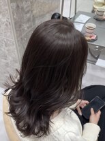 アッドバイケンジ(Add.. by KENJE)&nbsp;ミディアムレイヤー×顔周りカット×透明感カラー