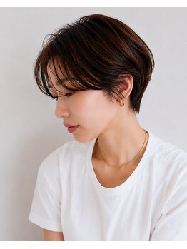 hair salon SOU横浜 白髪ぼかし/ショートカット/髪質改善【7月上旬NEW OPEN(予定）】の写真/【横浜駅】絶対的似合わせショート×再現性、日持ちのするショートでオシャレ上品な大人髪へ