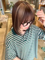 フーコー 小倉魚町店 (fuhcoh) ブロックカラー × レイヤーカット