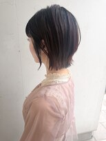 ジュエ ヘアー デザイン(Jue hair design)&nbsp;秋のグラデーションピンク　くびれべbob/２０代/知立