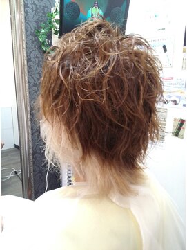 ヘアーグランデシーク(Hair Grande Seeek) men'sポイントカラー♪ミルクティーbrown♪